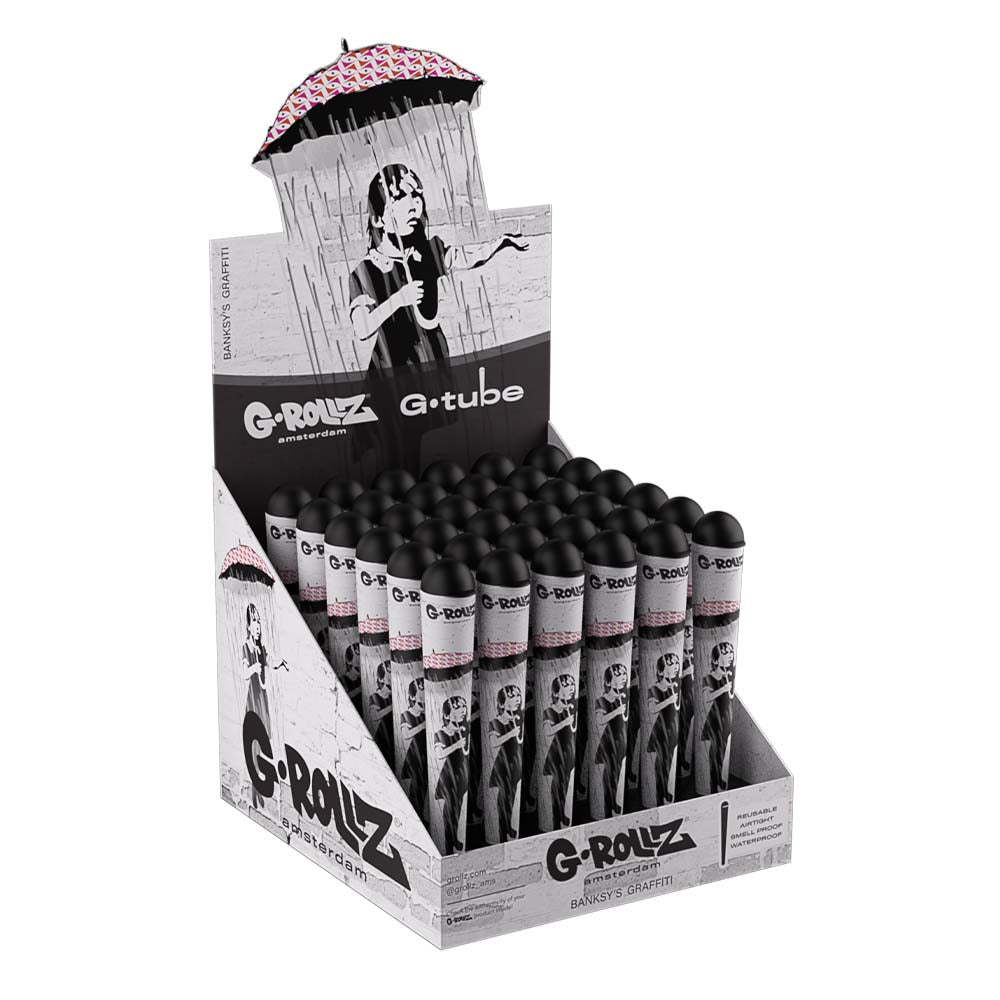 G-ROLLZ | G-Tube 'Banksy‘ Joint Aufbewahrung, Cone Holder Umbrella Girl Edition